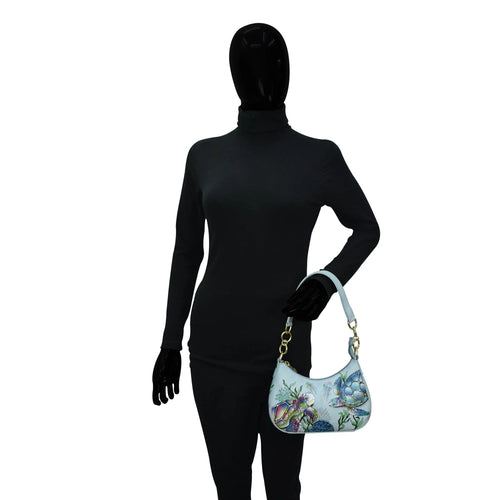 Anuschka Underwater Beauty Small Convertible Hobo