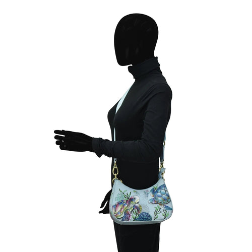 Anuschka Underwater Beauty Small Convertible Hobo