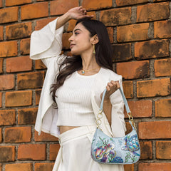 Anuschka Underwater Beauty Small Convertible Hobo