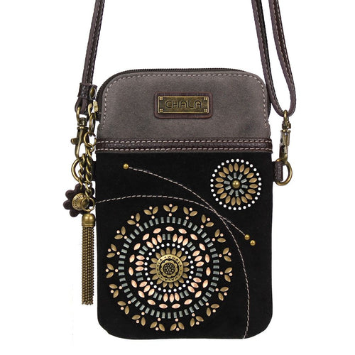 Starburst Cellphone Crossbody - Black