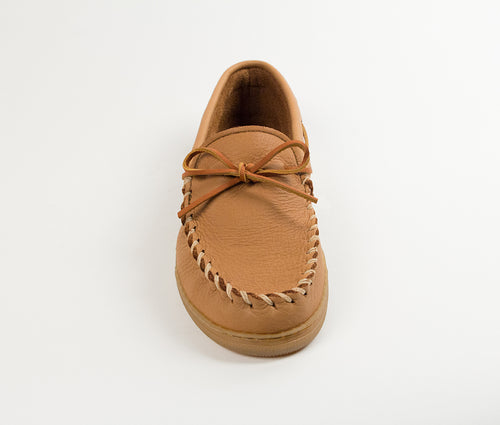 Minnetonka Moosehide Classic Moccasin - Natural