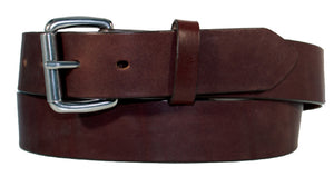 1.5" Plain Latigo Leather Roller Belt