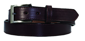 1.25" SLG Stitched English Bridle Leather Dress Belt