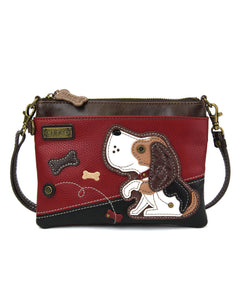 Dog Mini Crossbody - Burgundy