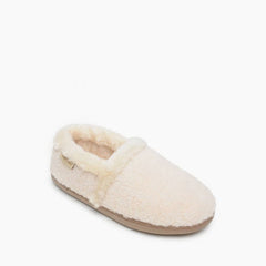 Minnetonka Dina Slipper - Cream Berber