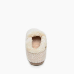 Minnetonka Dina Slipper - Cream Berber