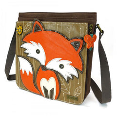 Fox Messenger Bag - Brown