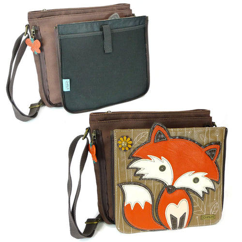 Fox Messenger Bag - Brown