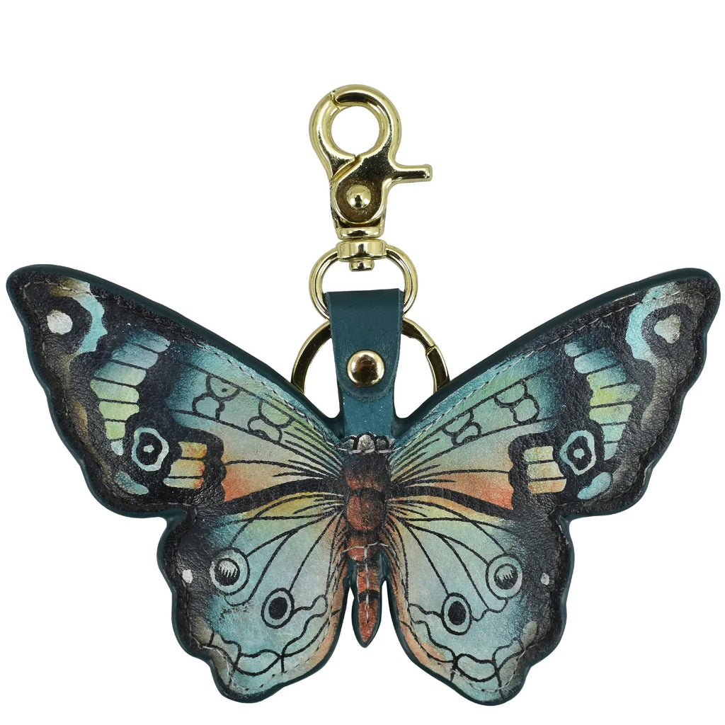 Anuschka Butterfly Melody Blue Bag Charm