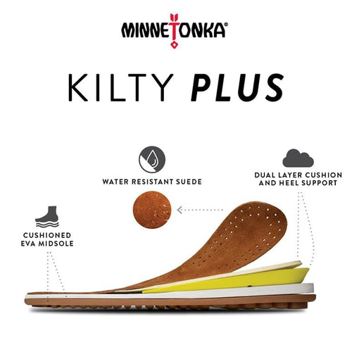 Minnetonka Kilty Plus Moccasin - Turquoise