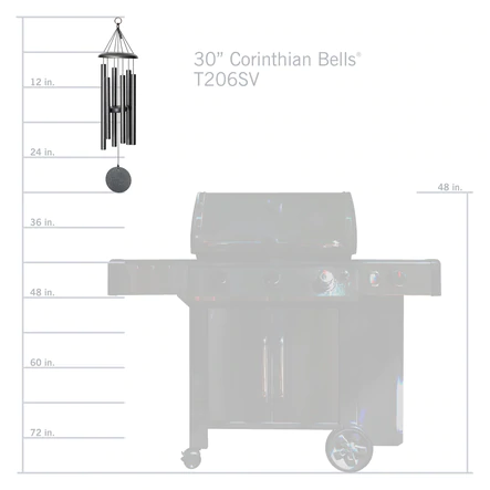 Corinthian Bells® 30-inch Windchime - Ruby Splash