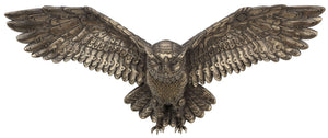 Flying Owl Wall Plaque