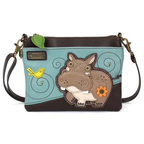 Hippo Mini Crossbody - Blue