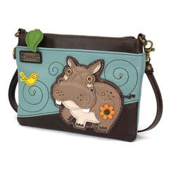 Hippo Mini Crossbody - Blue