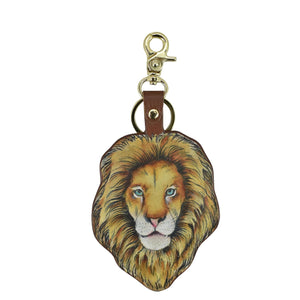Anuschka African Adventure Bag Charm Lion