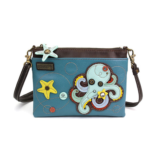 Octopus Mini Crossbody - Blue