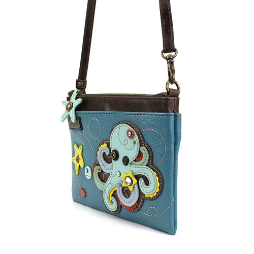 Octopus Mini Crossbody - Blue