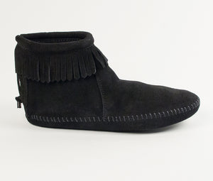 Back Zip Softsole Boot - Women's - Black