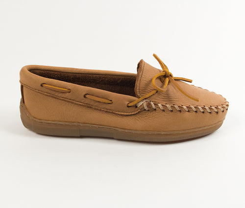 Minnetonka Moosehide Classic Moccasin - Natural