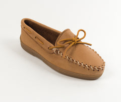 Minnetonka Moosehide Classic Moccasin - Natural